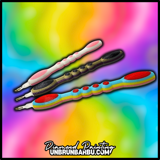 Crayons 3D - Diamond Painting - Dessous plat Classique 5 Couleurs.