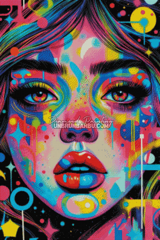 Diamond Painting - Galaxie sur la Peau (60cm x 90cm)