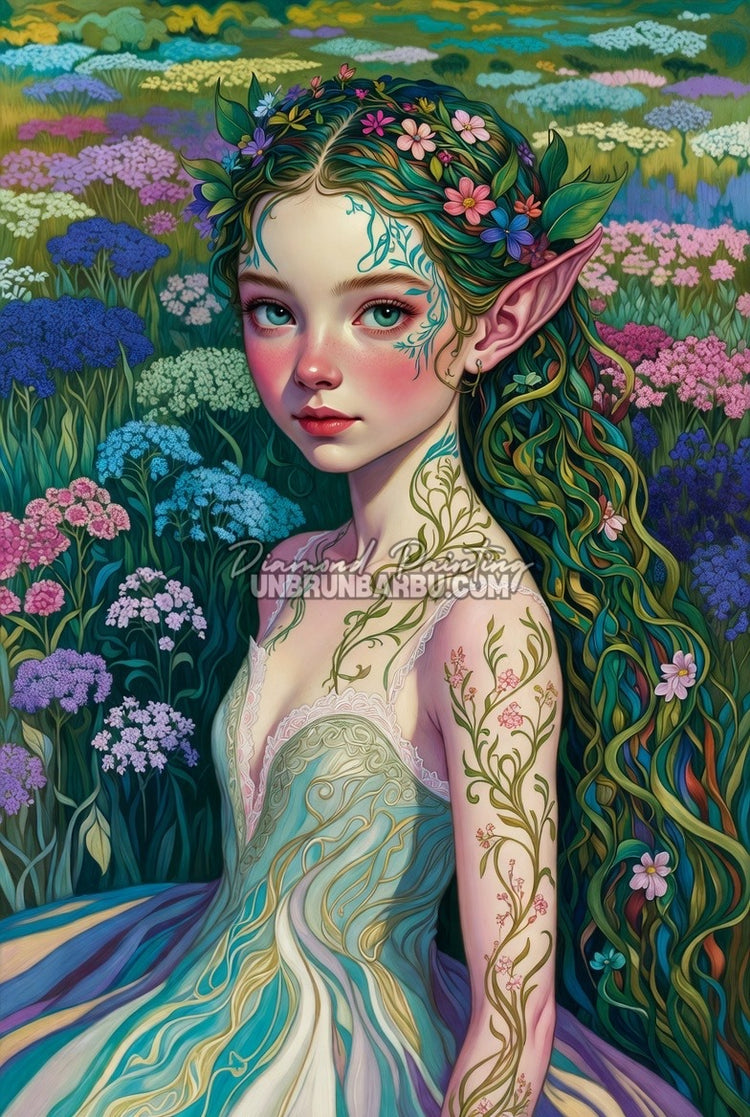 Diamond Painting - L’Elfe des Prairies (80cm x 120cm)