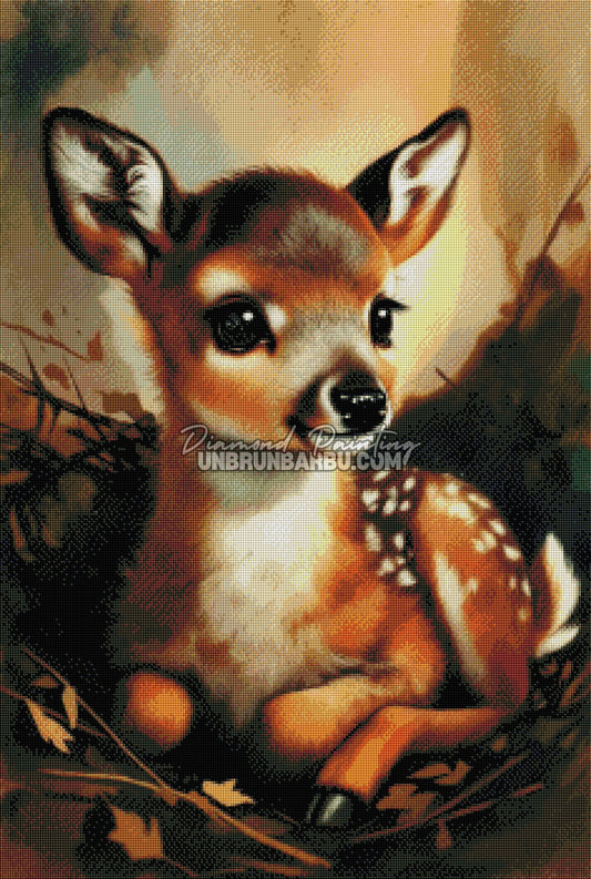 Diamond Painting - Petit Faon d’Automne (60cm x 90cm)