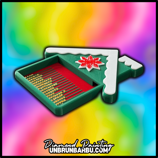 Plateau 3D - Diamond Painting - Chalet Enneigé