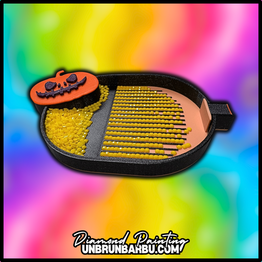 Plateau 3D - Diamond Painting - Citrouille D'Halloween