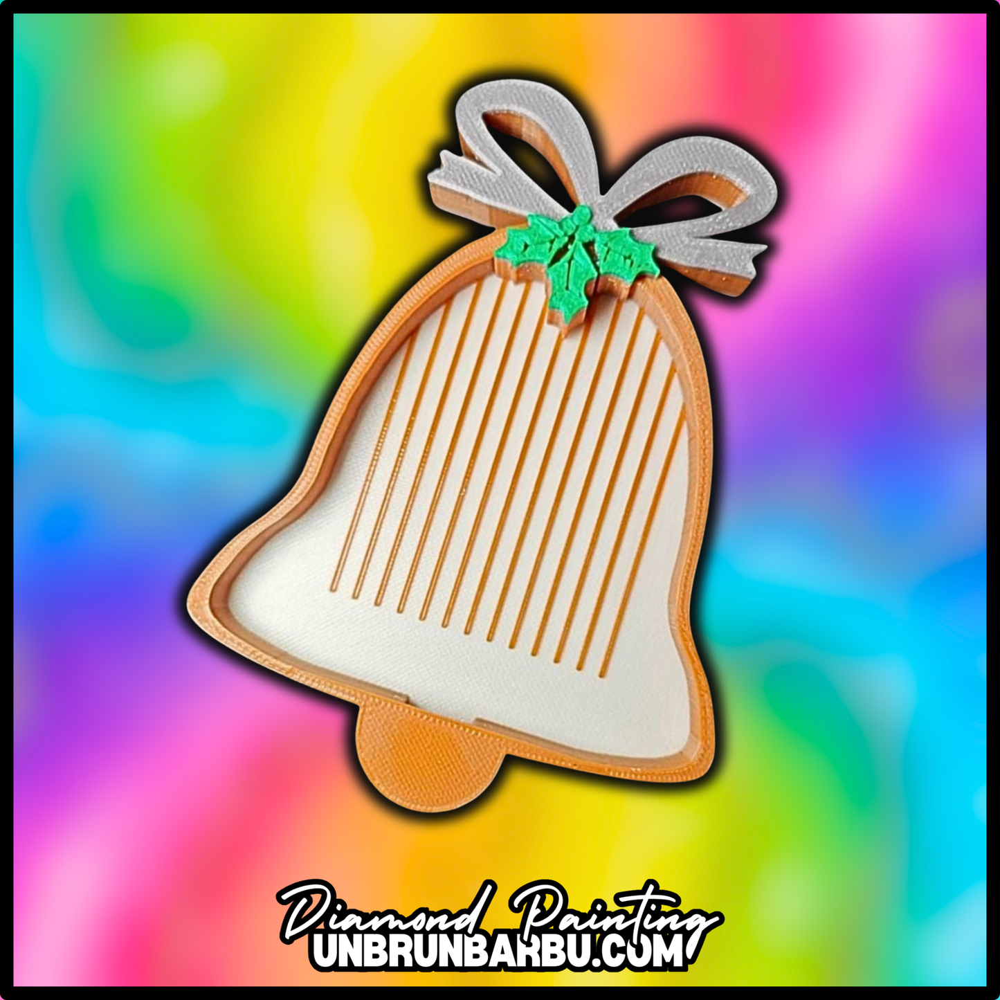 Plateau 3D - Diamond Painting - Cloche de Noël