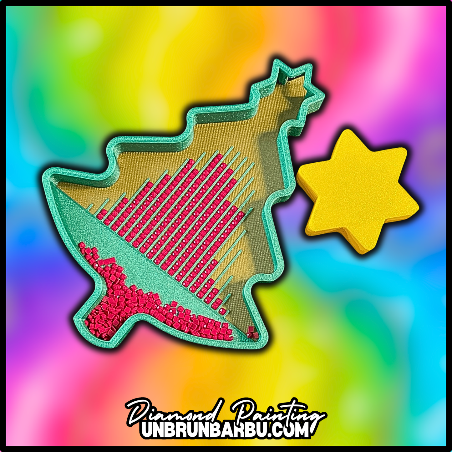 Plateau 3D - Diamond Painting - Le Sapin De Noël