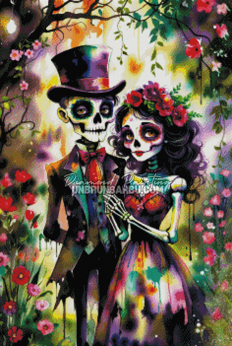 Diamond Painting - Noces de l'Au-Delà (60cm x 90cm)