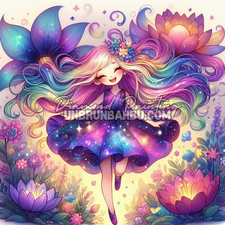 La Danseuse Stellaire (100cm x 100cm)