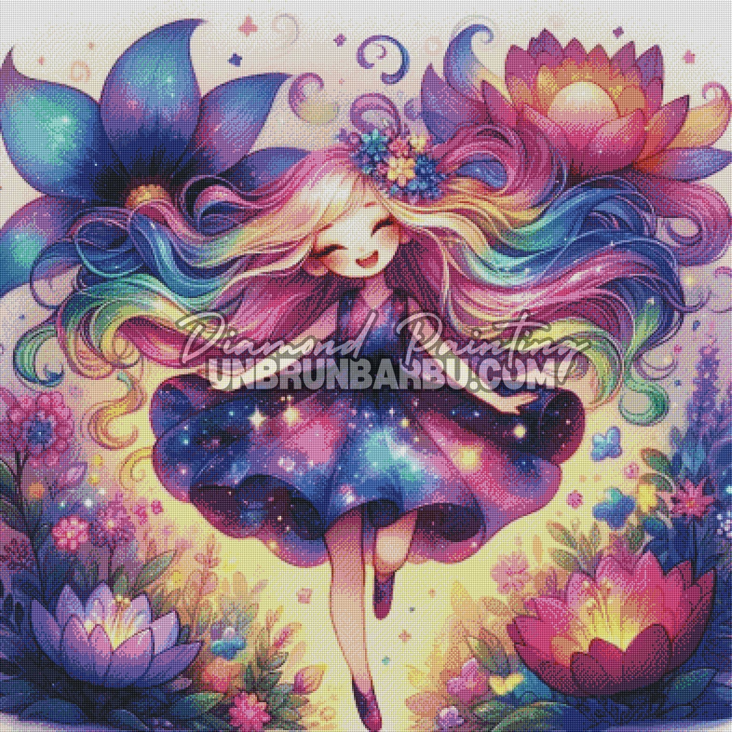 La Danseuse Stellaire (100cm x 100cm)