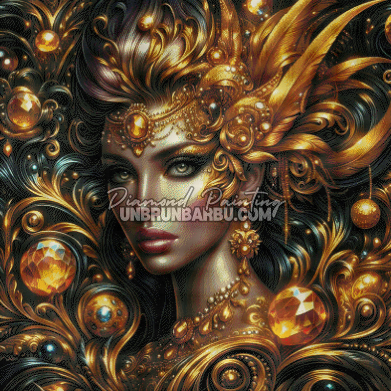 Diamond Painting - La Muse Dorée (100cm x 100cm)