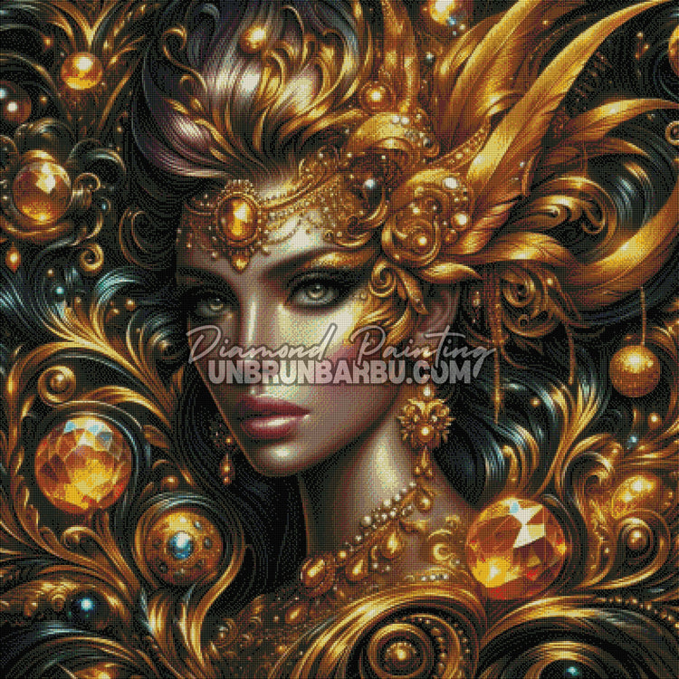 Diamond Painting - La Muse Dorée (100cm x 100cm)