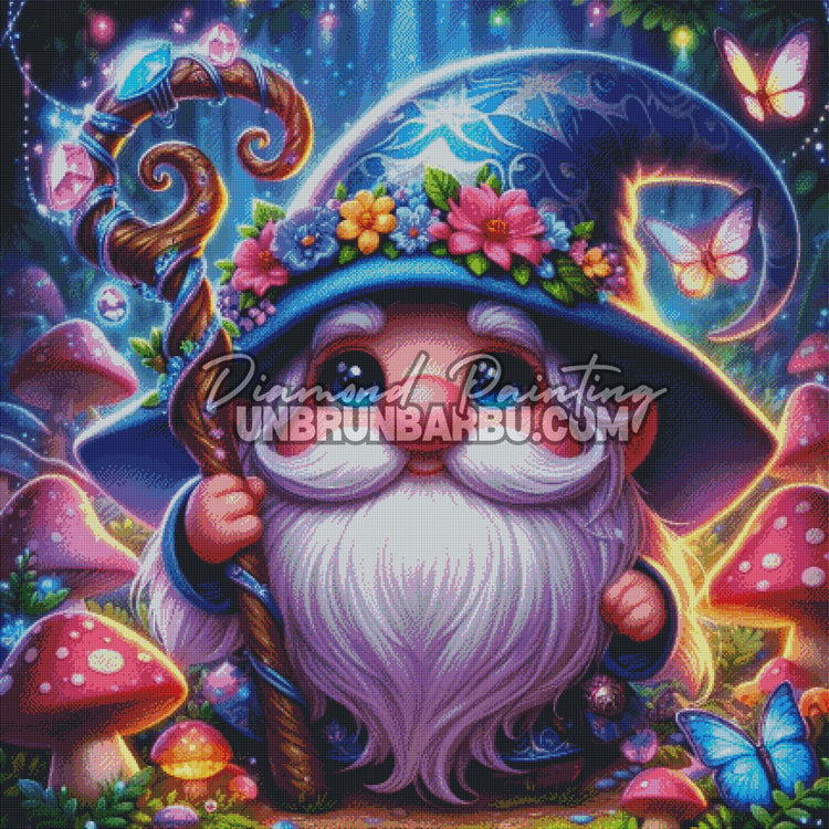 Petit Mage de la Forêt des Rêves (110cm x 110cm)