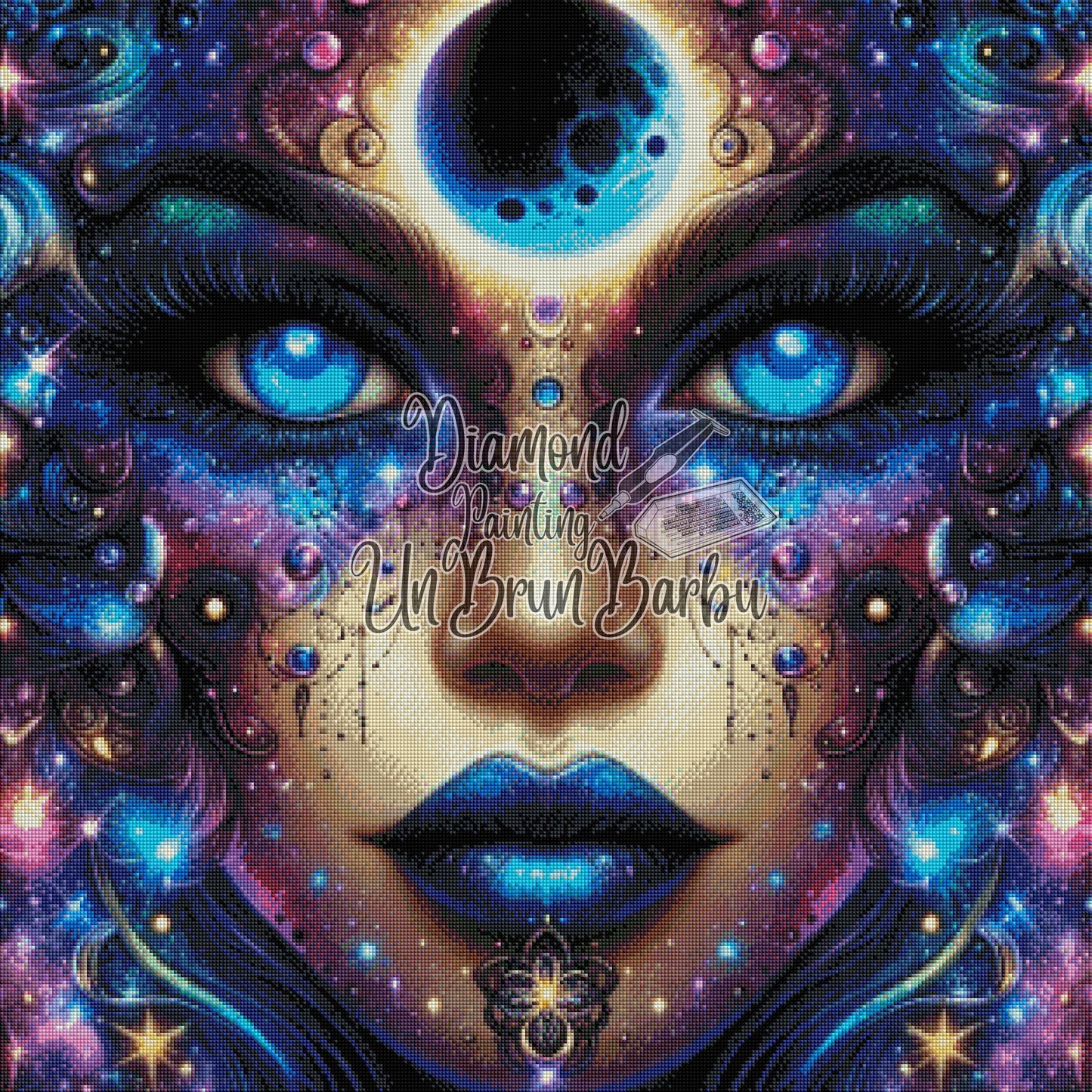 Prêtresse Céleste (80cm x 80cm)