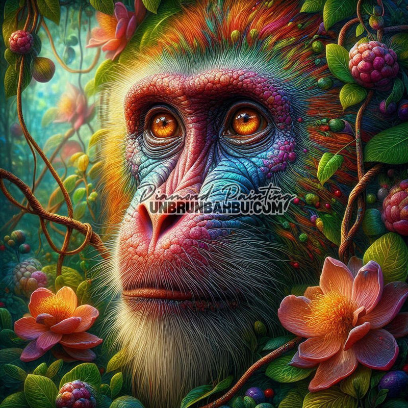 Âme de la Jungle (90cm x 90cm) - UnBrunBarbu