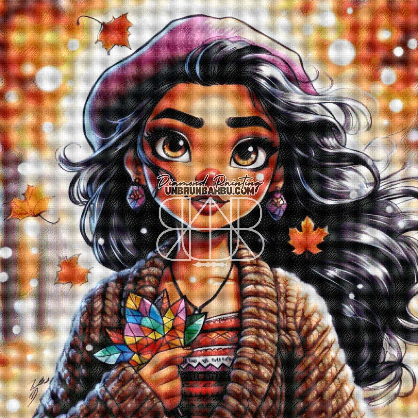 Automne en Couleurs (100cm x 100cm) - UnBrunBarbu