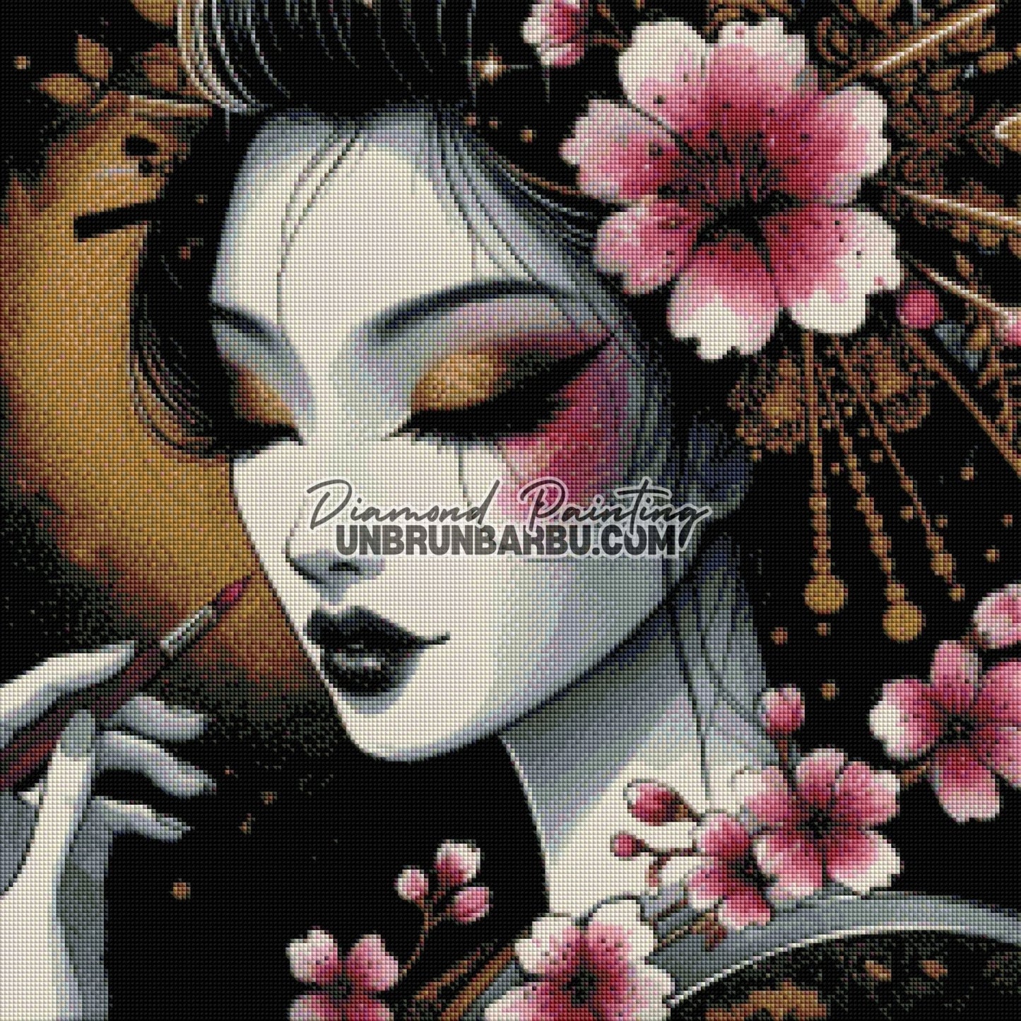 Beauté en Suspension (60cm x 60cm) - UnBrunBarbu