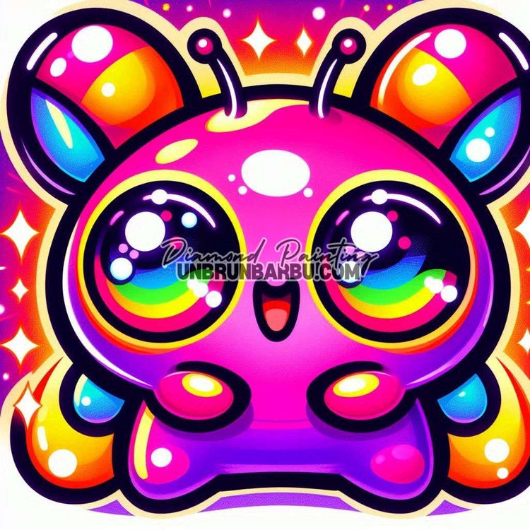 Bibi la petite boule de bonheur (60cm x 60cm) - UnBrunBarbu