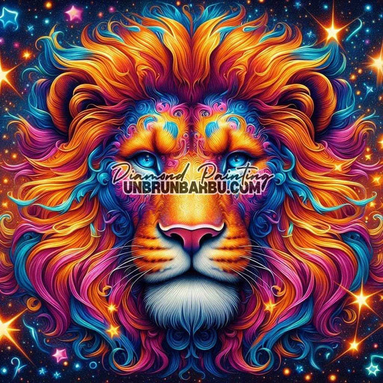 Cosmique des Étoiles (100cm x 100cm) - UnBrunBarbu