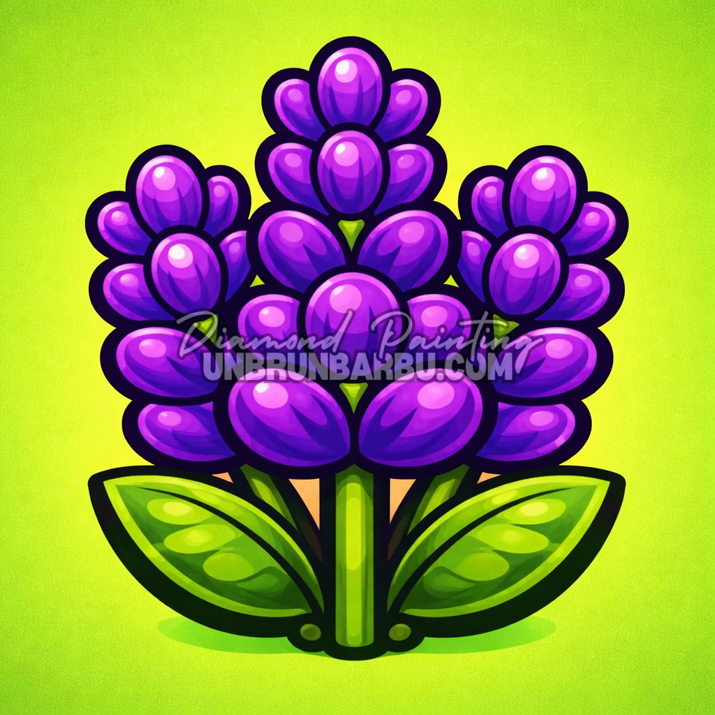 diamond painting lavande 20x20 facile