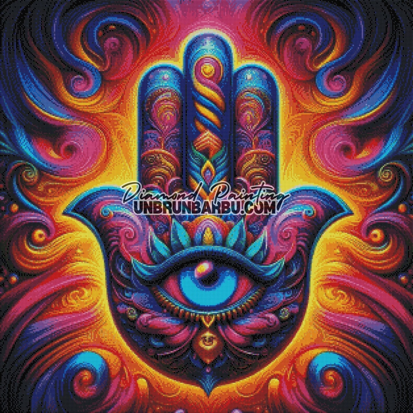 Diamond Painting - Quête de la Vérité (80cm x 80cm) - UnBrunBarbu