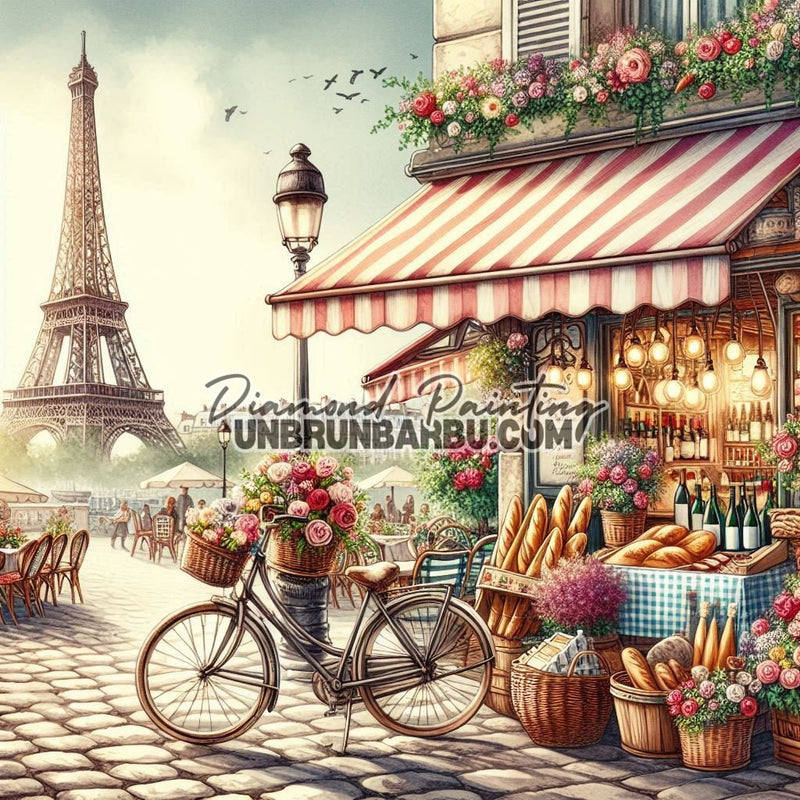 Douceur de Paris (100cm x 100cm) - UnBrunBarbu
