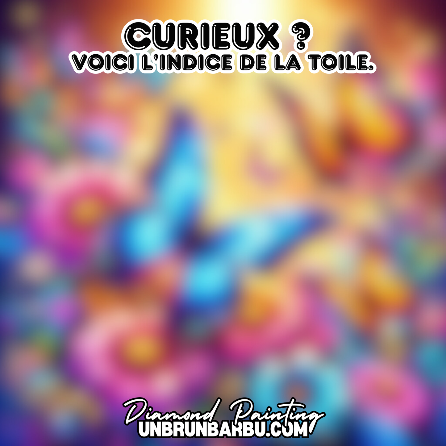 Toile Évènement Bingo - Unbrunbarbu (80cm x 80cm)