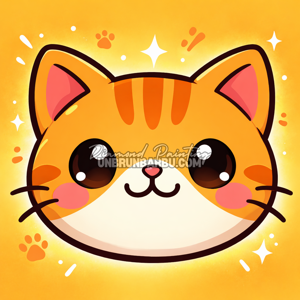 Illustration de la toile 6 du kit Diamond Painting Chats 6 toiles