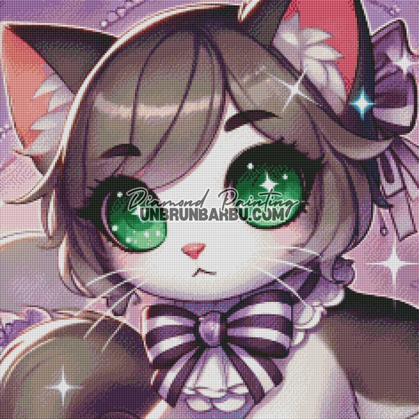 Le Secret des Diamants (60cm x 60cm) - UnBrunBarbu