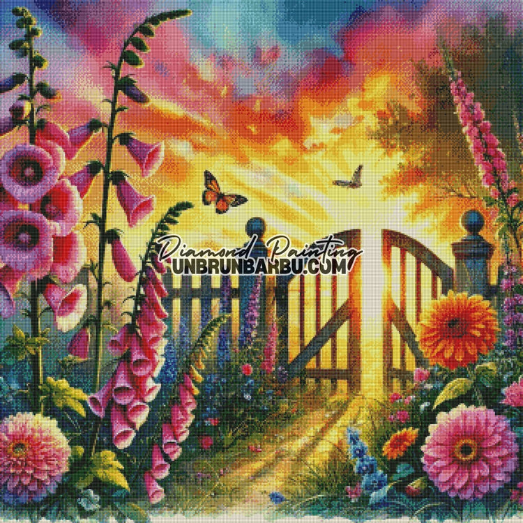 Portail Vers un Monde Magique (90cm x 90cm) - UnBrunBarbu