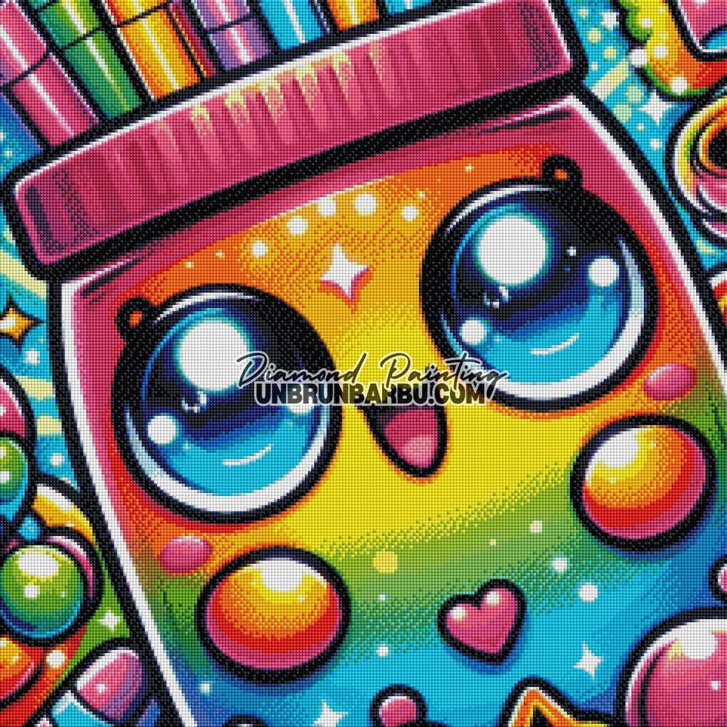 Pot Magique et ses Crayons Enchantés (60cm x 60cm) - UnBrunBarbu