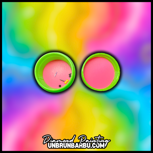 Poubelle Diamond Painting pour collecter les diamants mal taillés et déchets