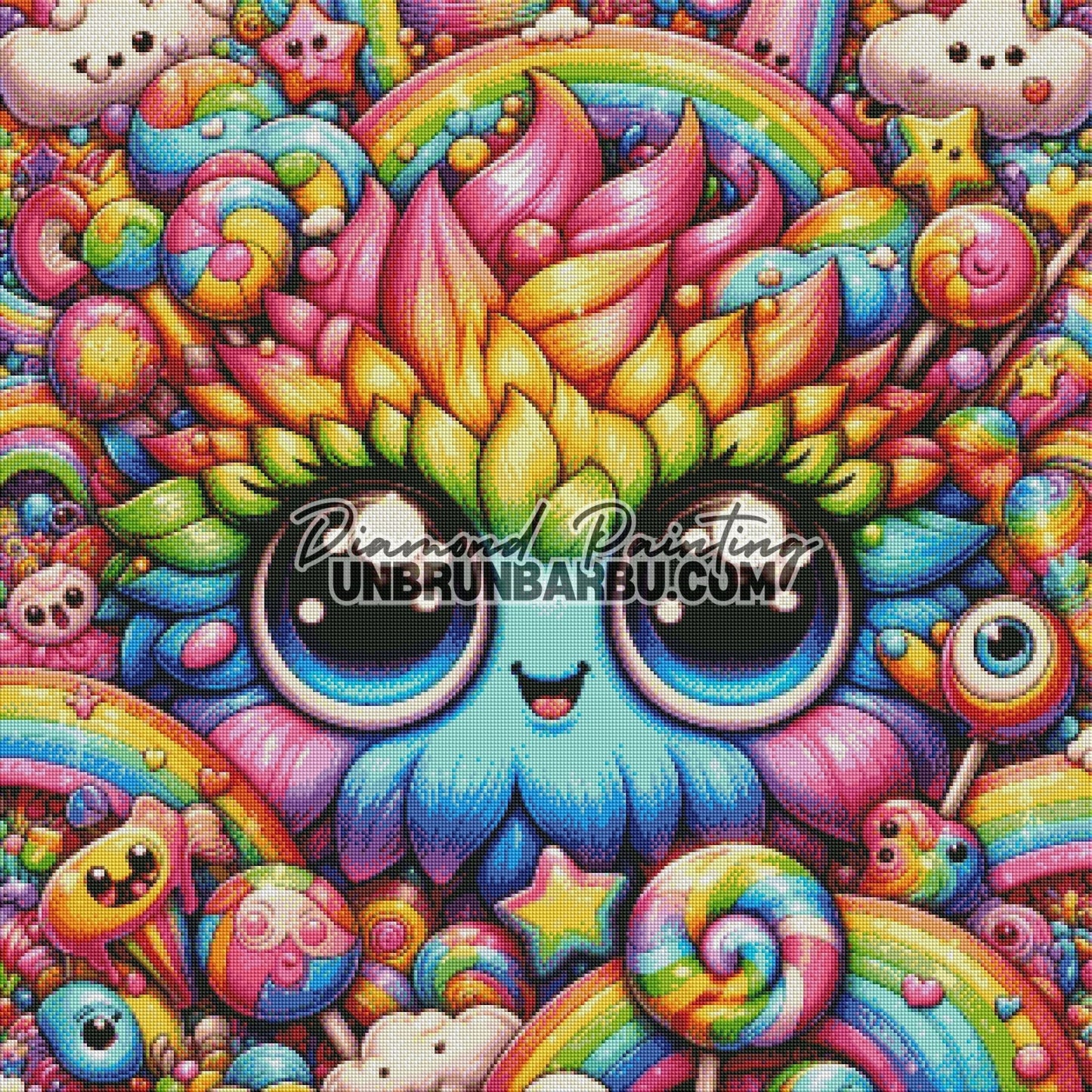 Protecteur des Bonbons Rainbow (80cm x 80cm) - UnBrunBarbu