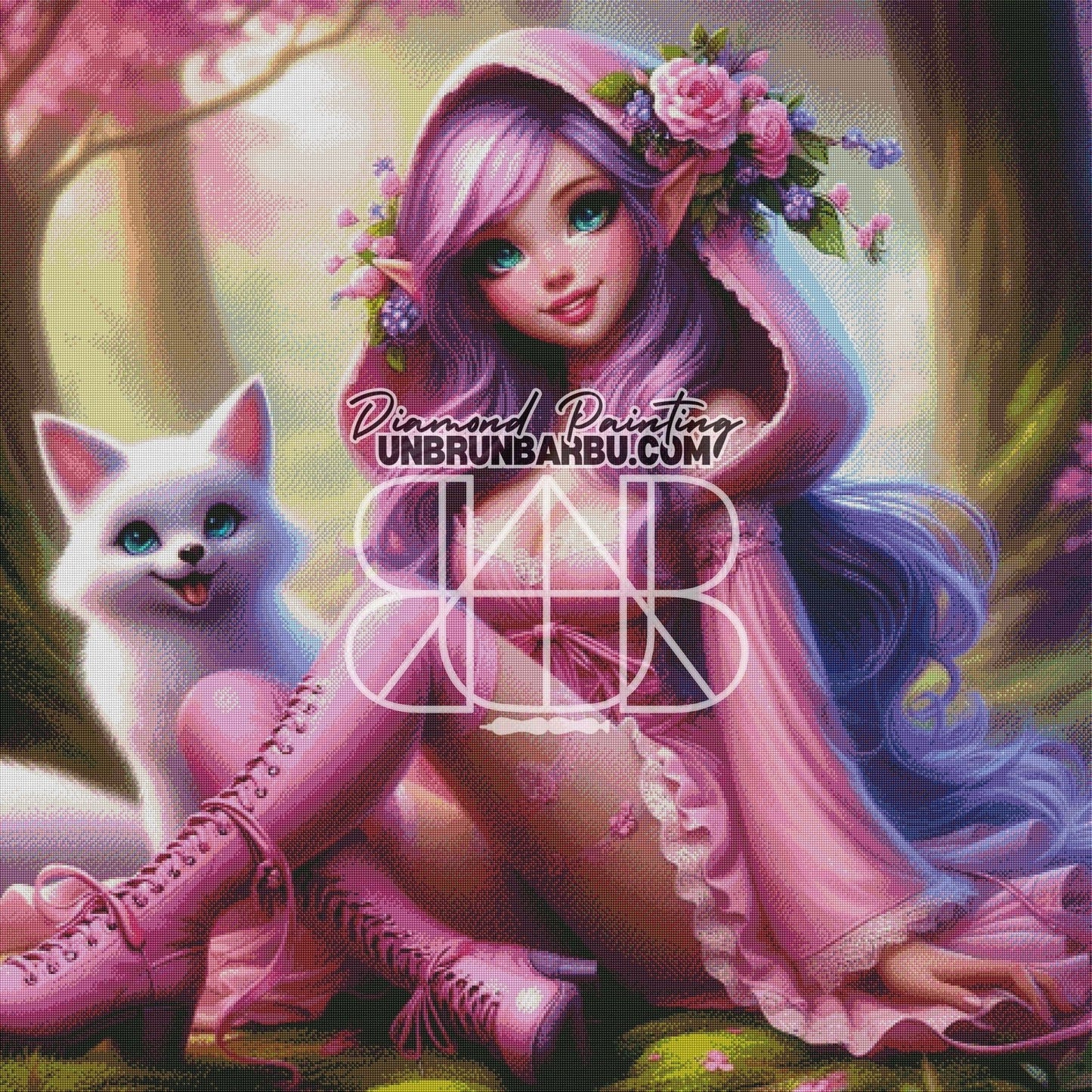 Rêverie Forestière (120cm x 120cm) - UnBrunBarbu