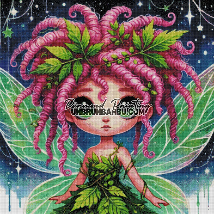 Secret de Nyméria (100cm x 100cm) - UnBrunBarbu