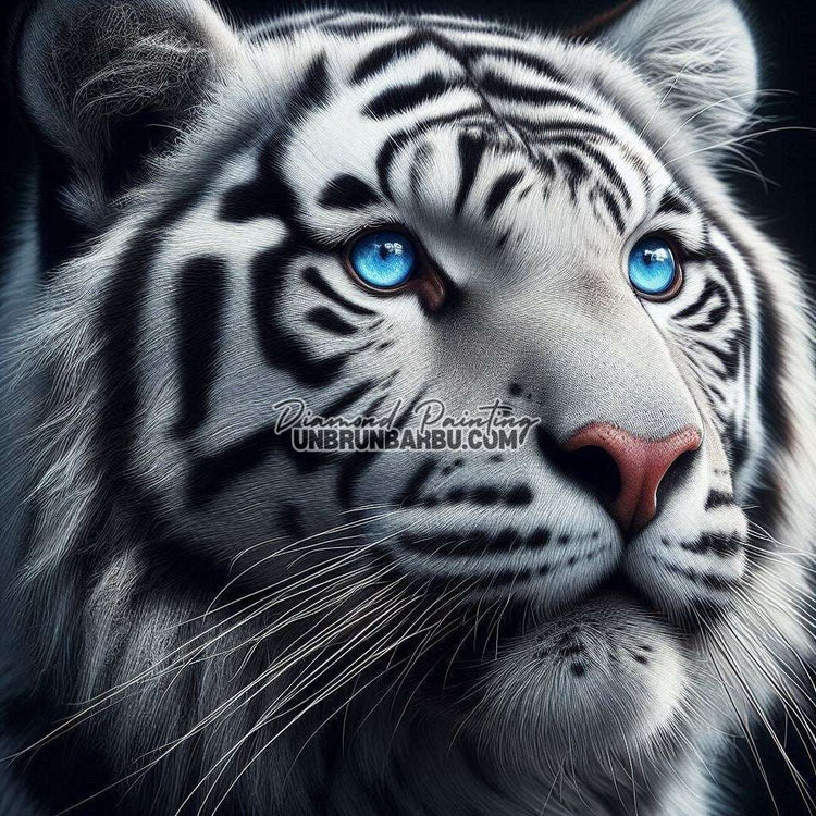 Shiro, l’Âme de la Jungle (80cm x 80cm) - UnBrunBarbu