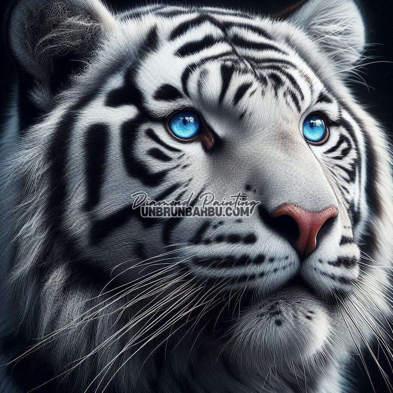 Shiro, l’Âme de la Jungle (80cm x 80cm) - UnBrunBarbu
