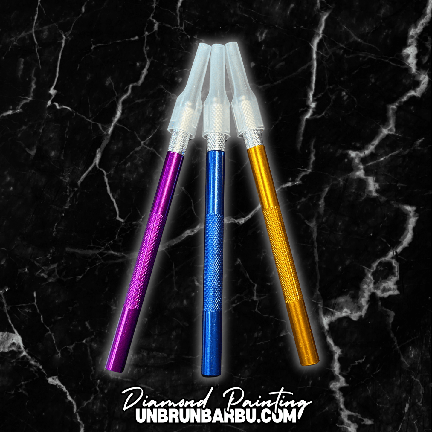 Stylo ‘Lame’ + 5 Lames de Précision pour Diamant Painting – Couleurs Aléatoires. - UnBrunBarbu
