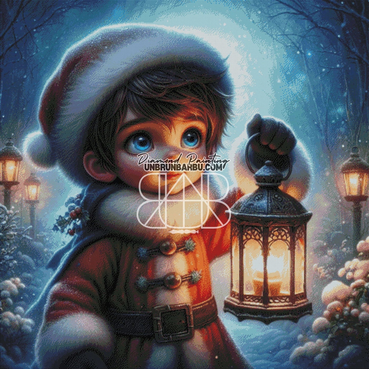 Veilleur de Neige (120cm x 120cm) - UnBrunBarbu