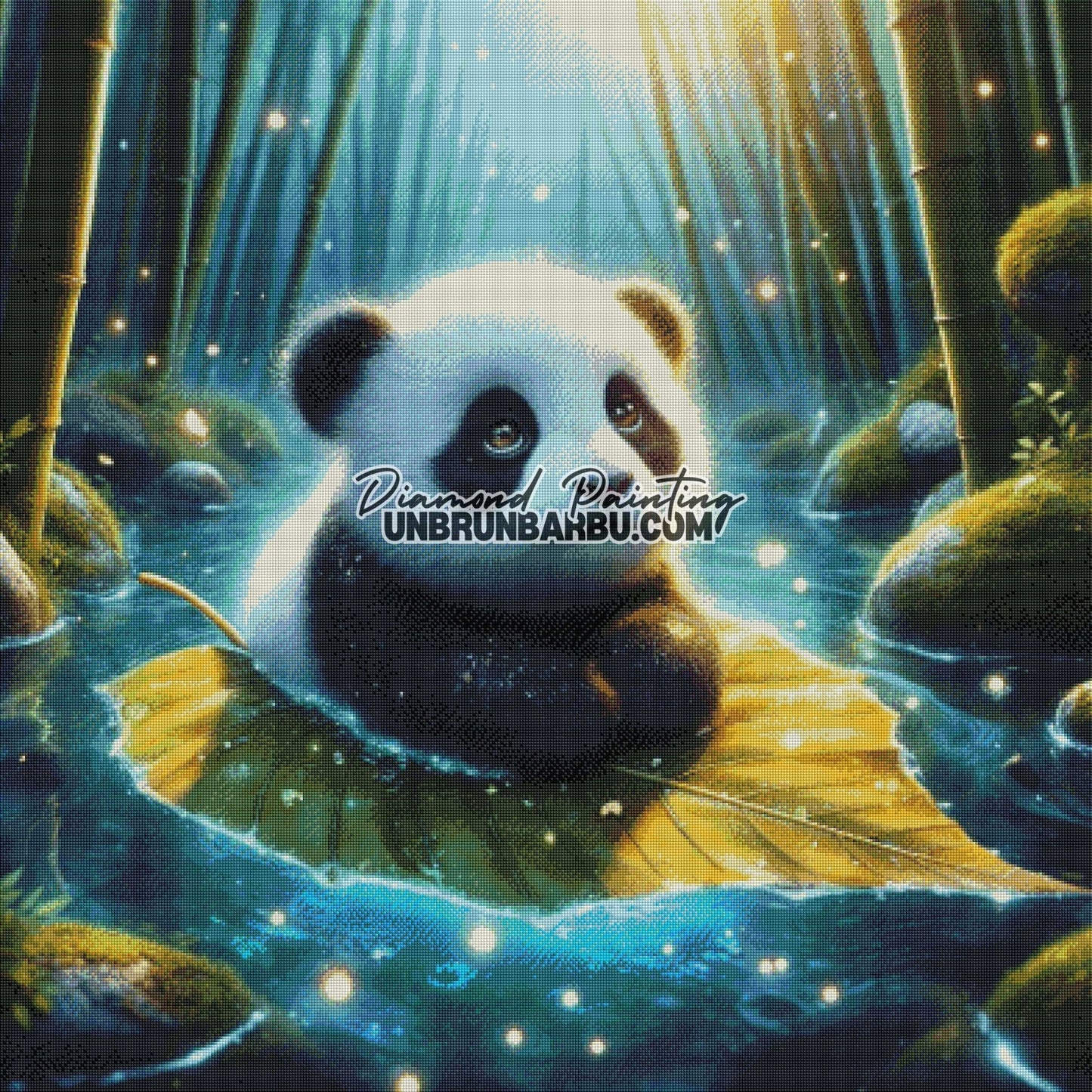 Voyage Flottant de Bao (100cm x 100cm) - UnBrunBarbu