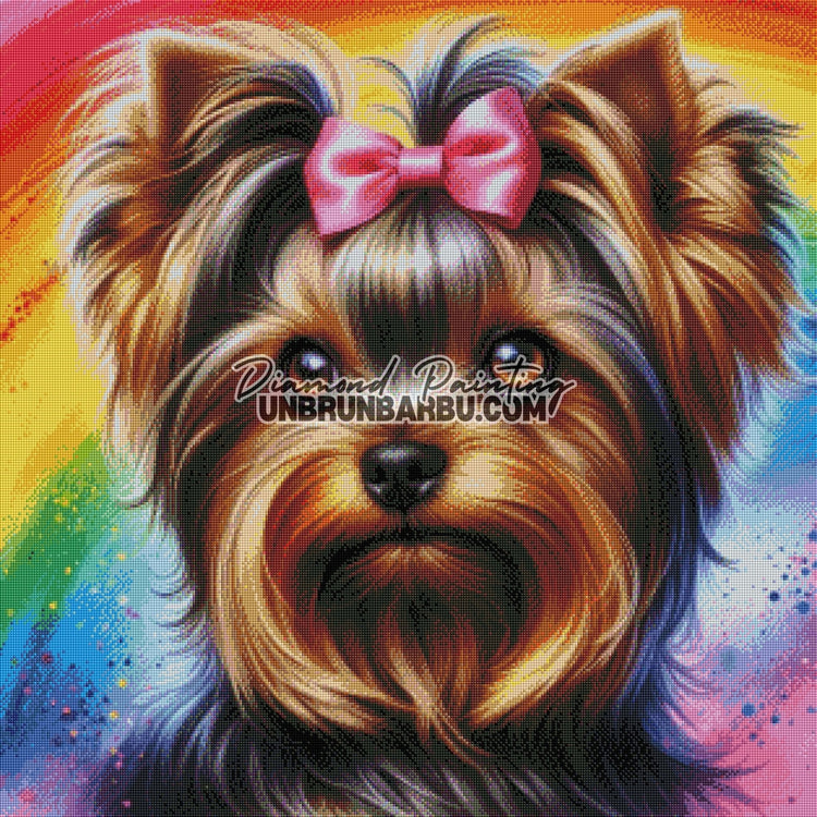 Yorkshire Arc - en - Ciel (80cm x 80cm) - UnBrunBarbu