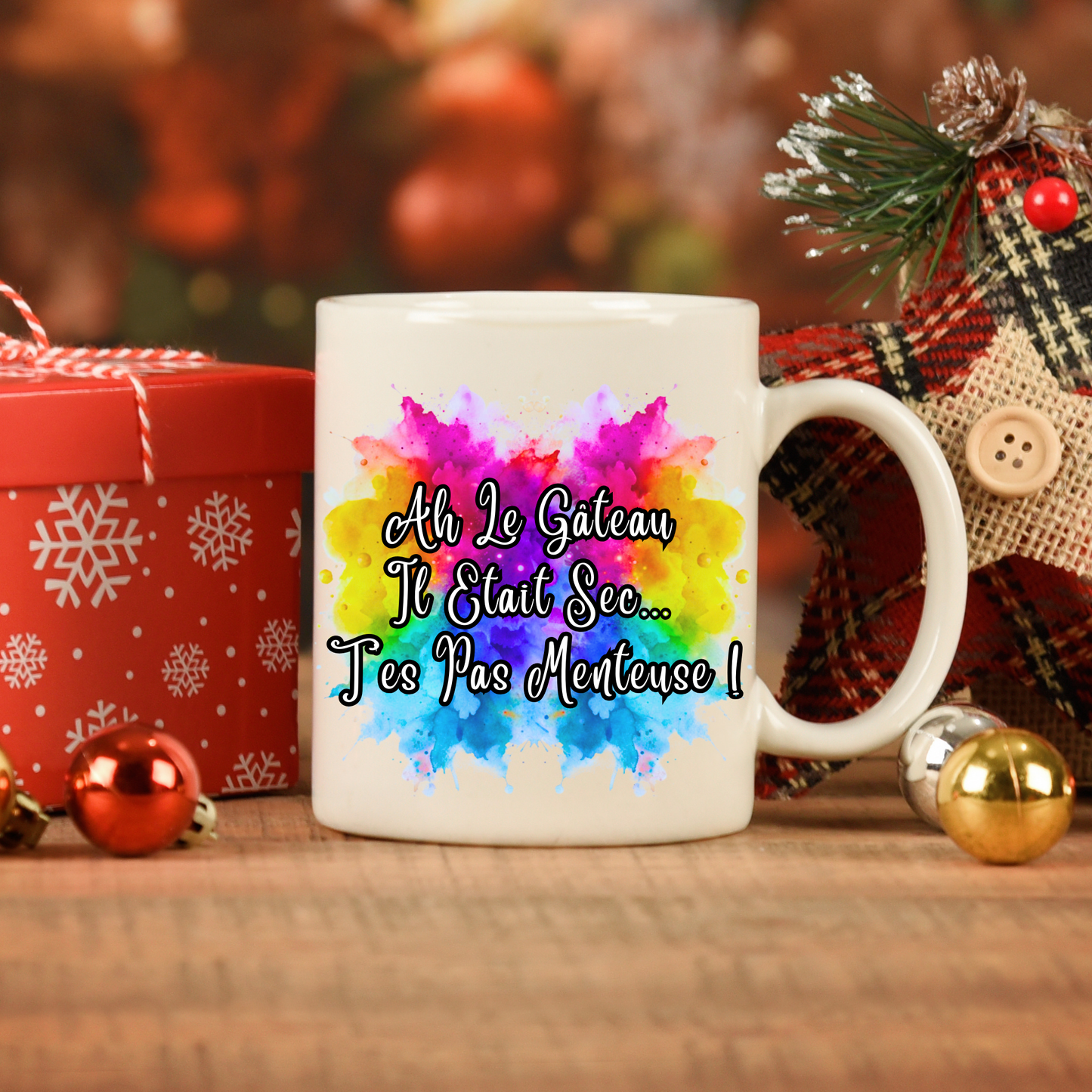 Mug 9 - Ah Le Gâteau  Il Etait Sec...  T'es Pas Menteuse !