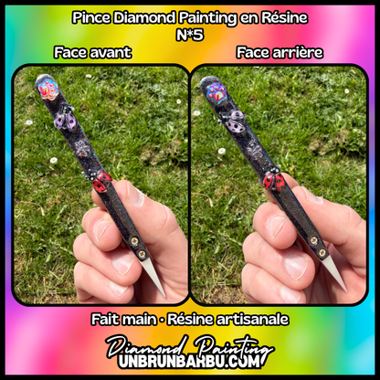 Pince Diamond Painting Artisanale en Résine – Modèles Uniques