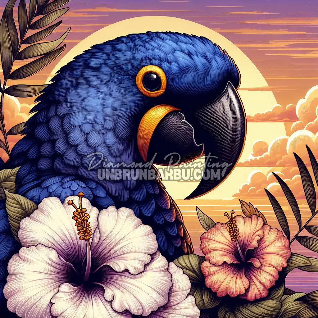 Diamond Painting - Ara Joyau de la Vallée (80cm x 80cm)