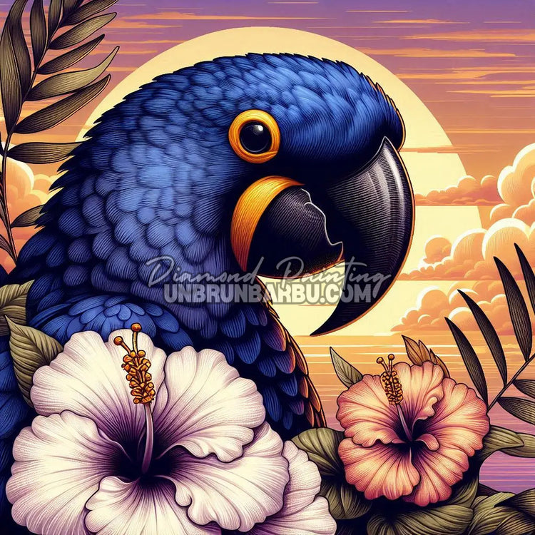 Diamond Painting - Ara Joyau de la Vallée (80cm x 80cm)