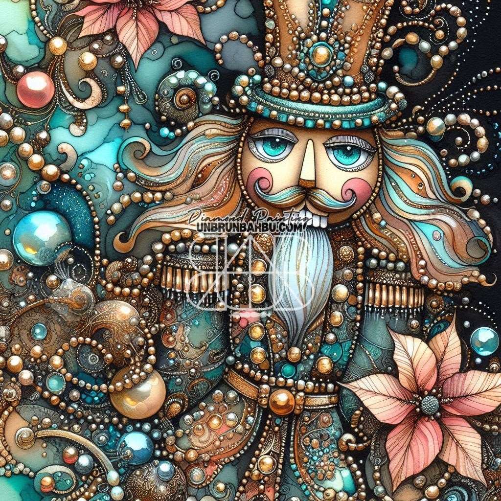 Casse-Noisette de Noël Enchanté (90cm x 90cm) - UnBrunBarbu