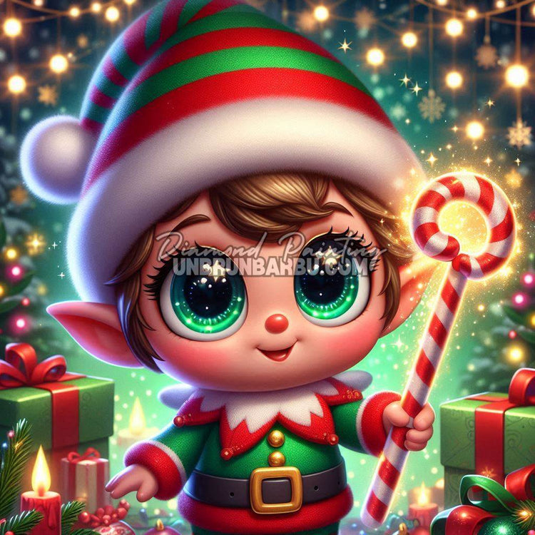 Diamond Painting - Christmas Elf (80cm x 80cm)