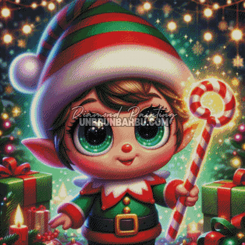 Diamond Painting - Christmas Elf (80cm x 80cm)