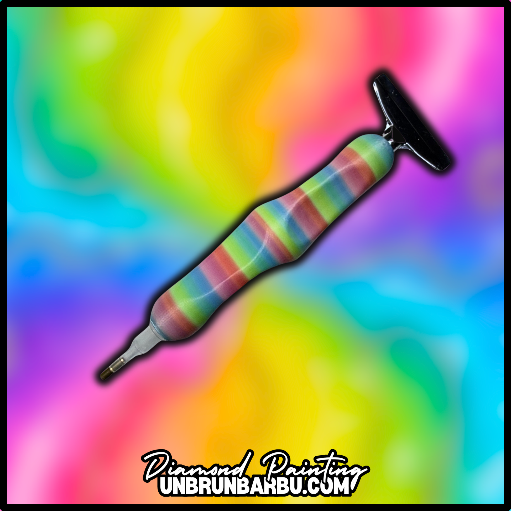 Crayon 3D Diamond Painting ErgoDuo Compact Rainbow personnalisable – vue produit