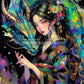 Diamond Painting - Déesse & Dragon Prismatique (80cm x 120cm)