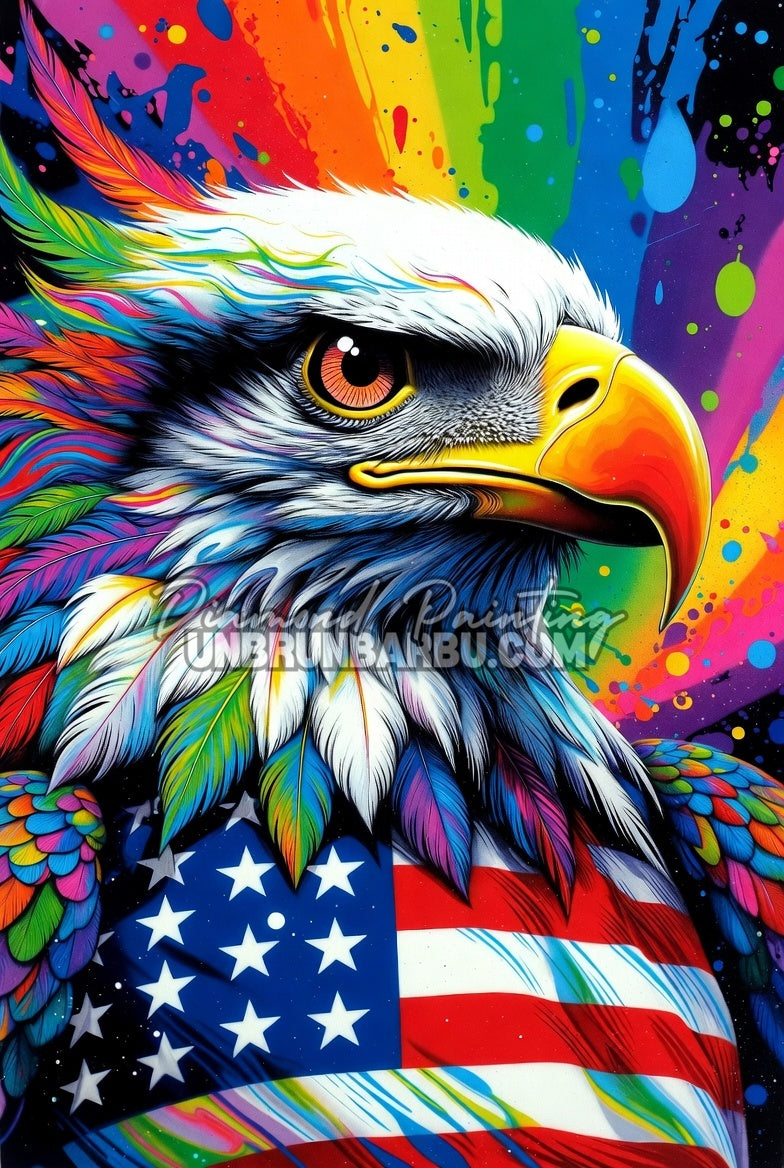 Diamond Painting - Aigle Horizon Indomptable (50cm x 75cm)