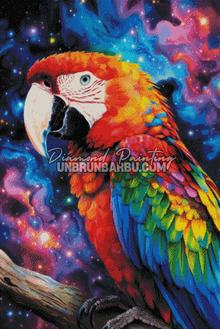 Diamond Painting - Ara Perroquet des Mondes (70cm x 105cm)