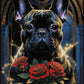 Diamond Painting - Bouledogue Français L'Offrande Florale (70cm x 105cm)